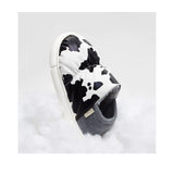 FLOOF Unisex Pillow Slipper in Cow Print