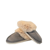 FLOOF Women's Warm Plush Furry Slippers in Light Grey