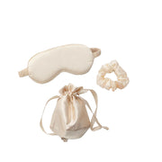 FLOOF Silk 3-Piece Sleep Set in Apricot