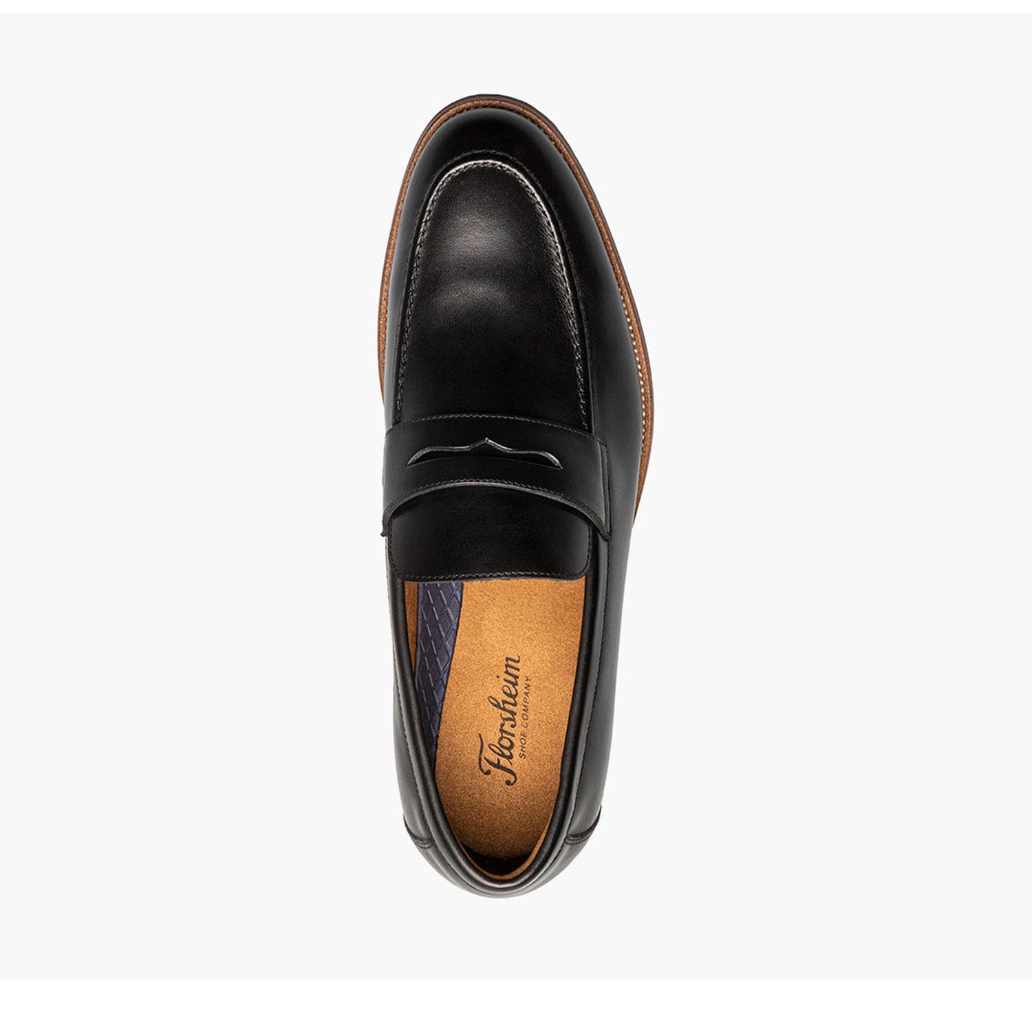 Florsheim Men's Rucci Penny Loafer in Black