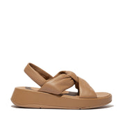 Fitflop Women's F-Mode Knot Leather Back Strap in Classic Tan