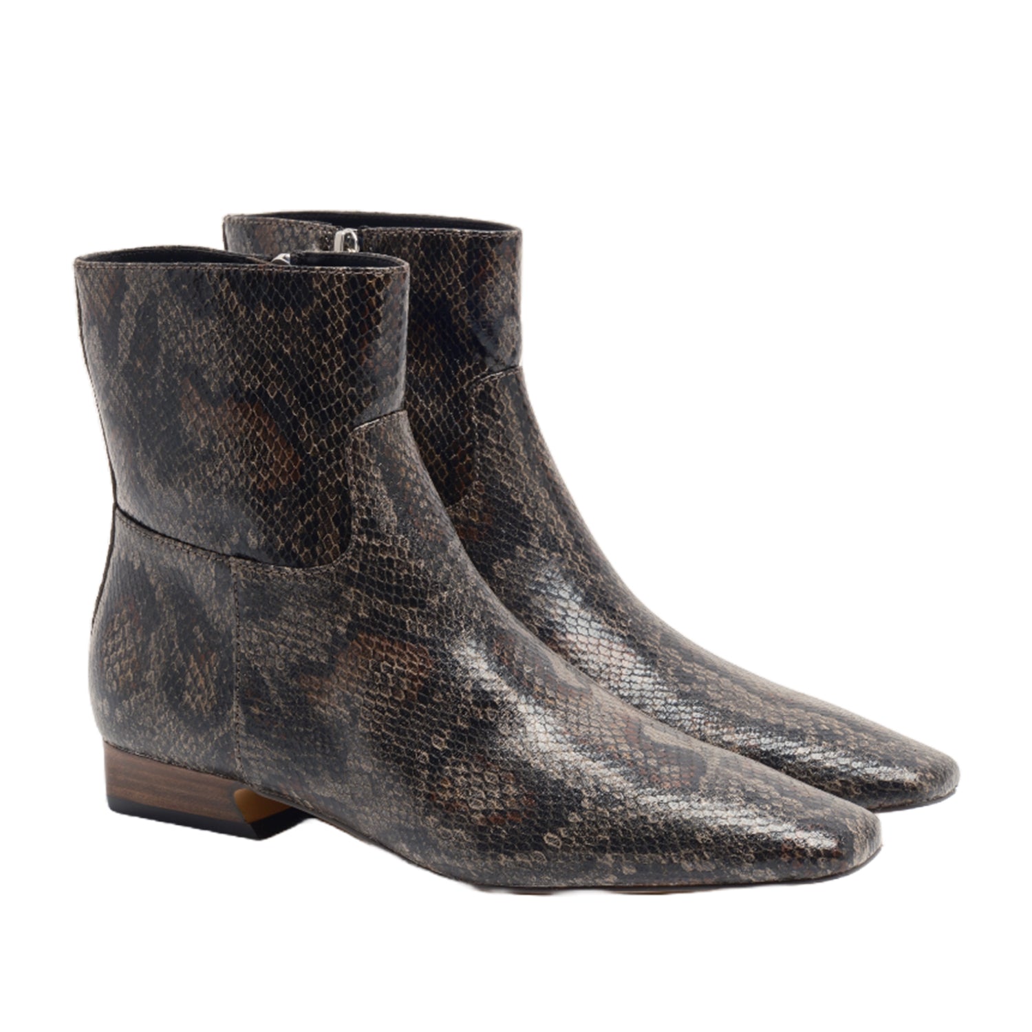 Free People Women's Easy Does It Boot in Snake Combo