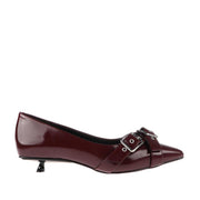Free People Women's So 90s Kitten Heel in Wine
