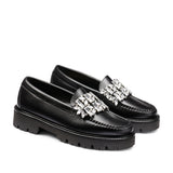 G.H. Bass Women's Whitney Crystal Super Lug in Black