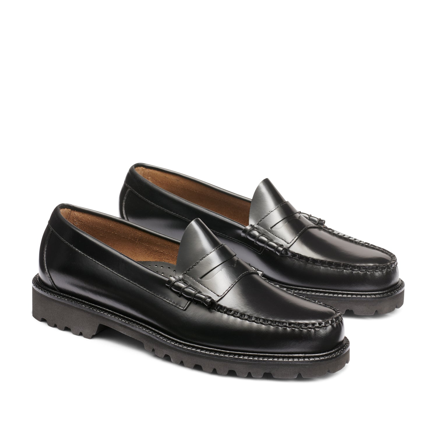 G.H. Bass Men's Larson Lug Weejun in Black