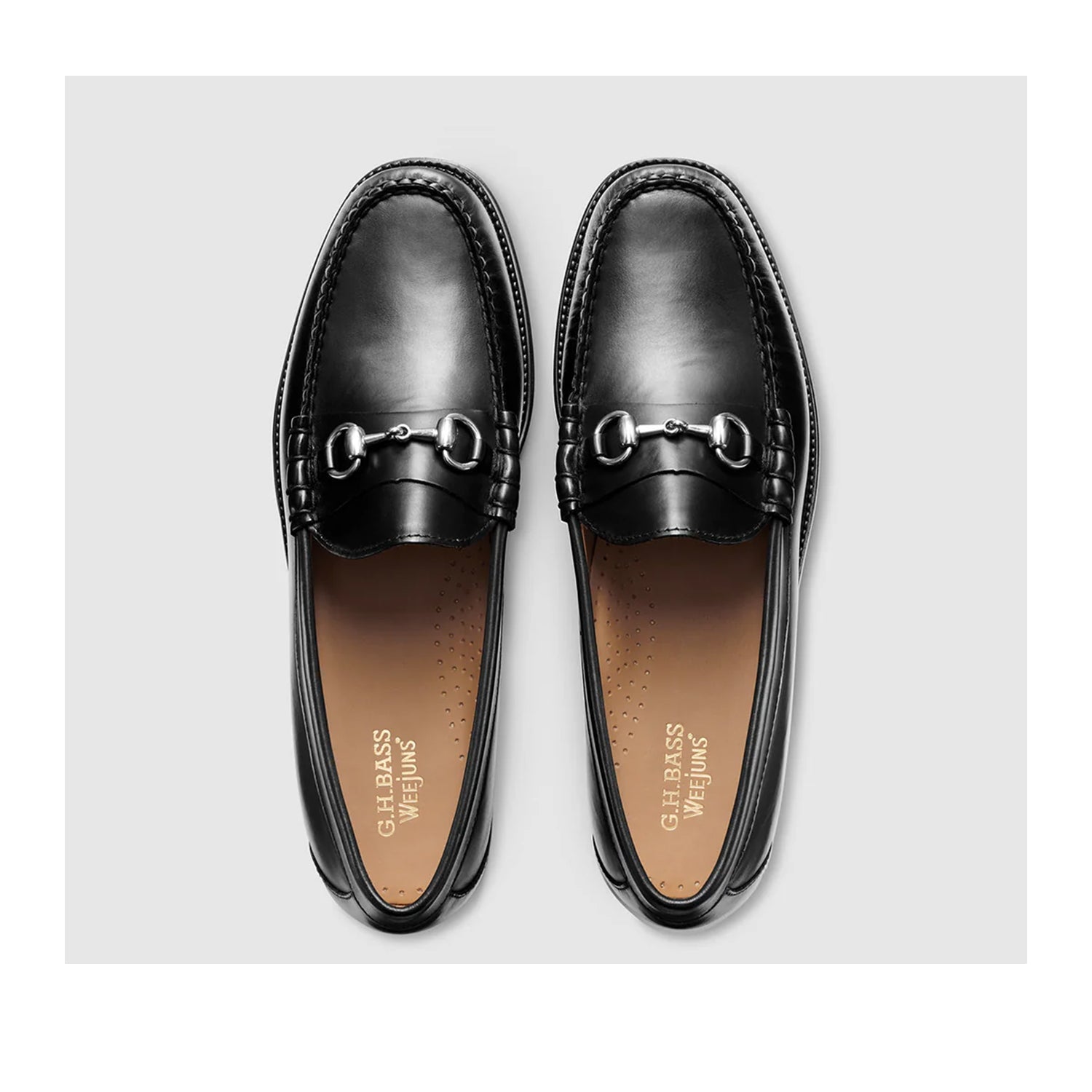 G.H. Bass Men's Lincoln Bit Easy Weejun in Black