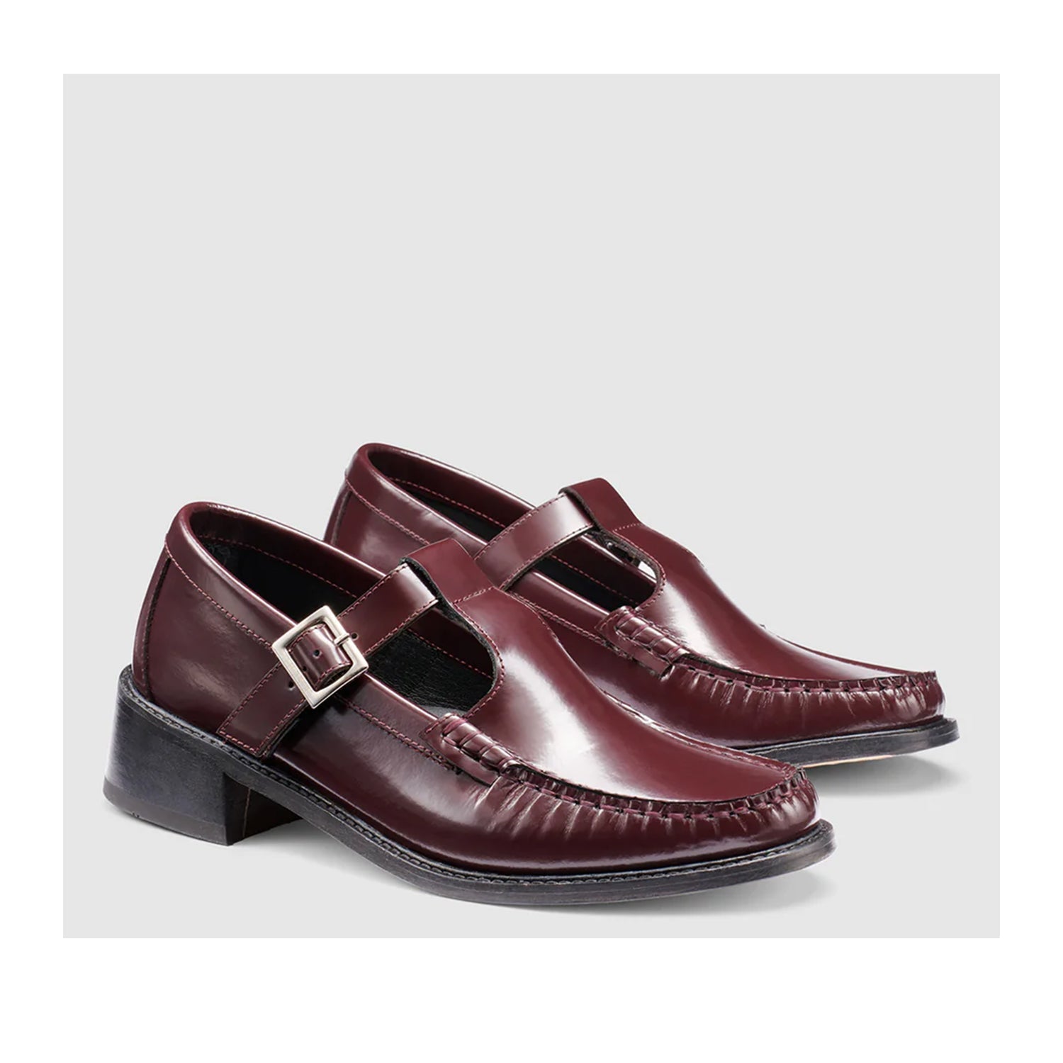 G.H. Bass Women's Mary Jane Heel in Wine