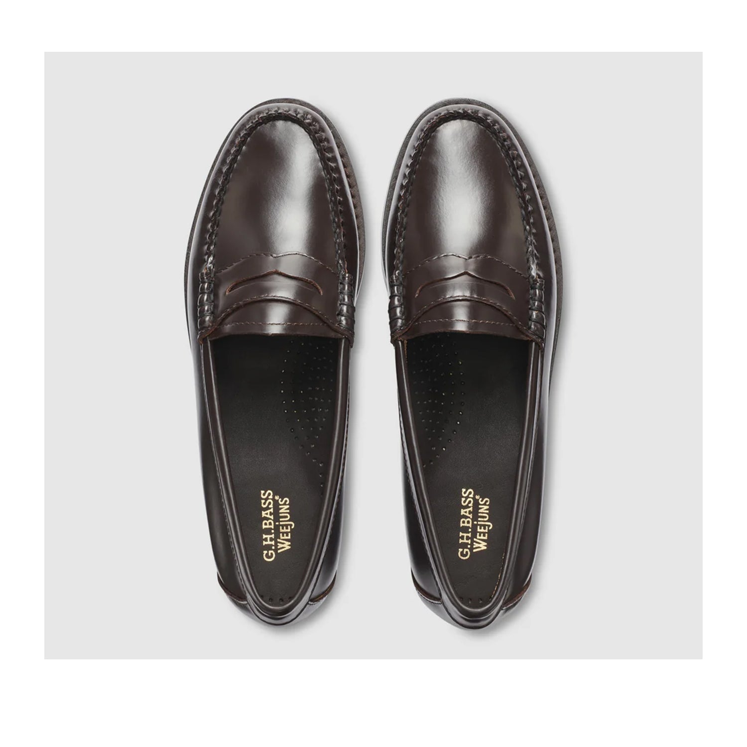 G.H. Bass Women's Whitney Weejun in Dark Brown