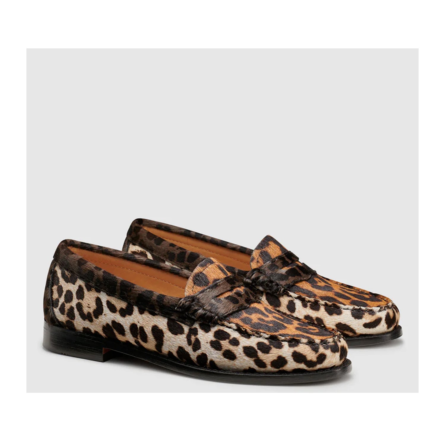 G.H. Bass Women's Whitney Weejun in Leopard