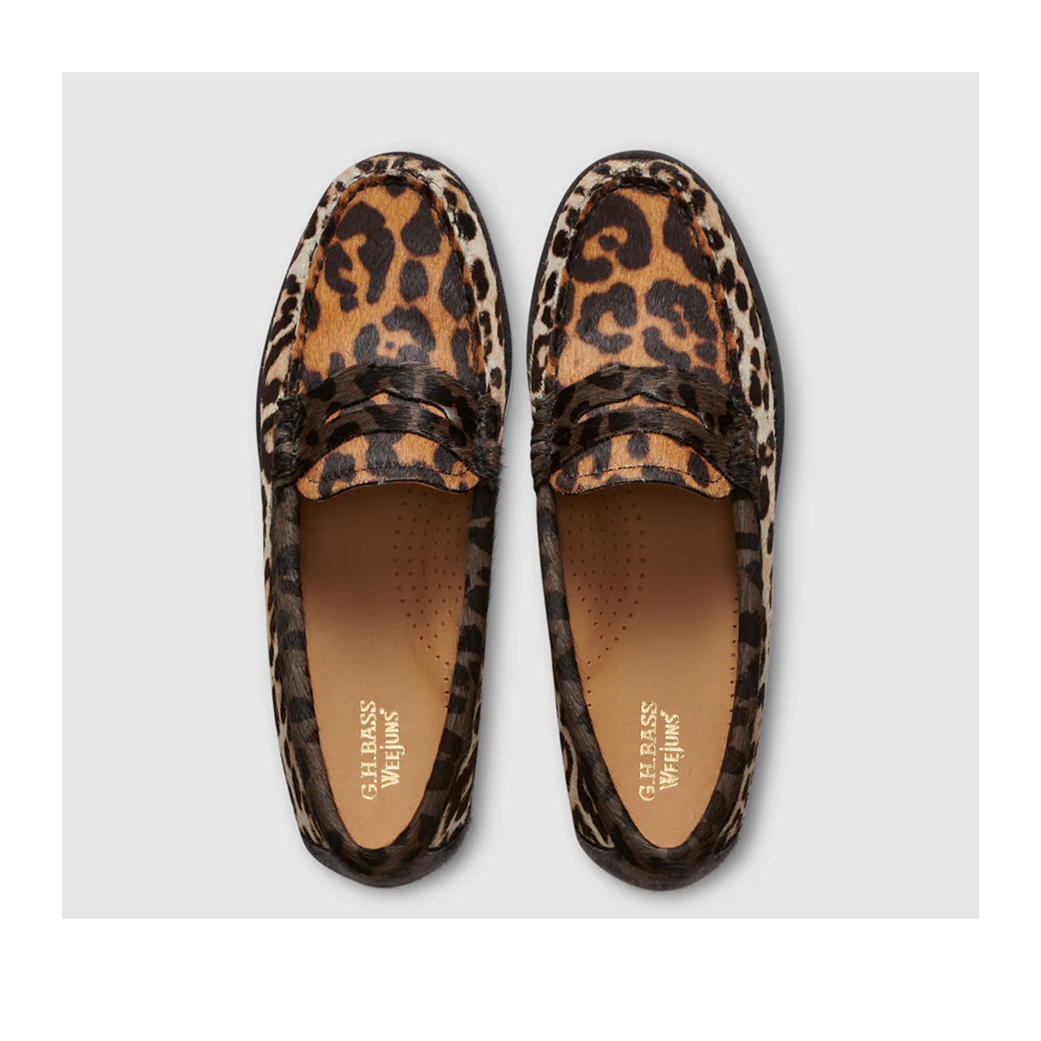 G.H. Bass Women's Whitney Weejun in Leopard