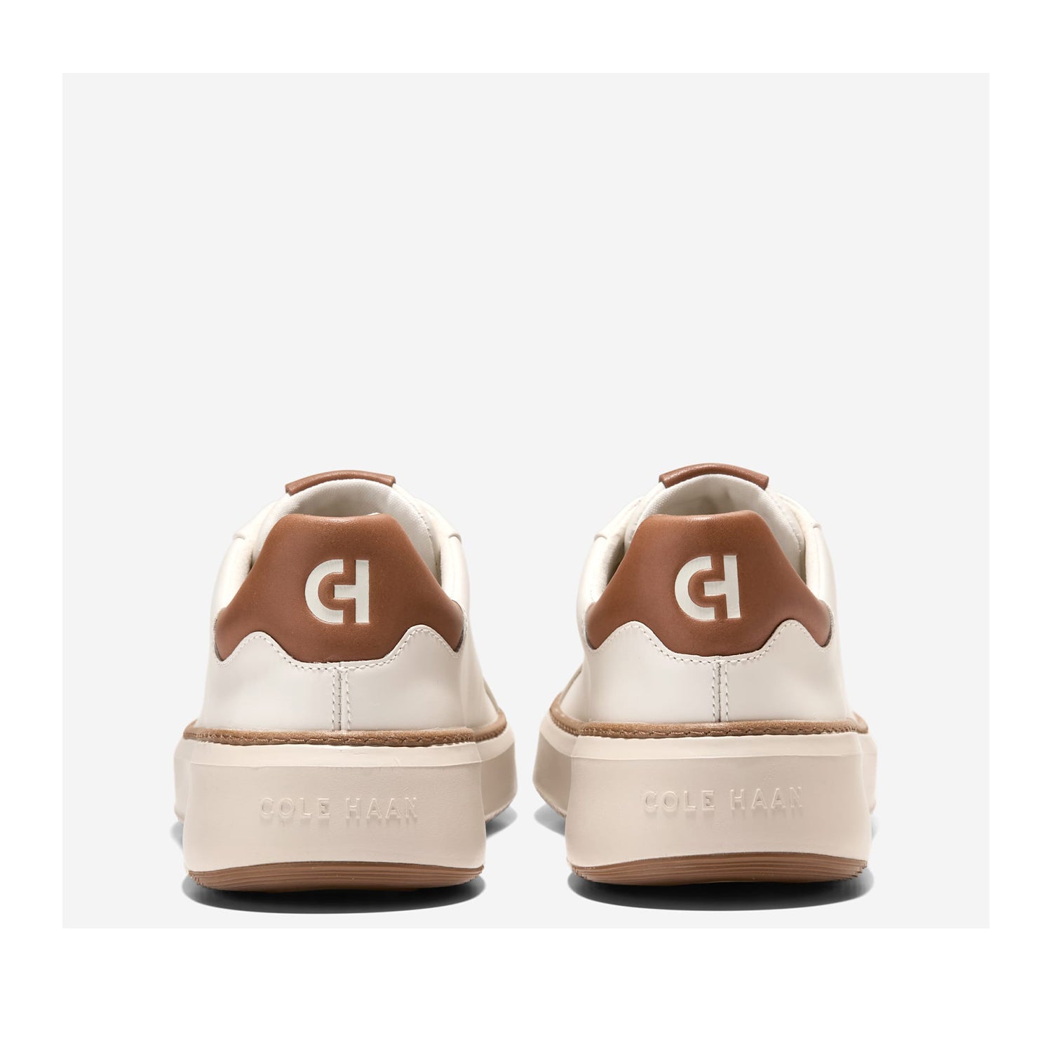 Cole Haan Men's Grandpro Topspin Sneaker in Ivory/New Caramel