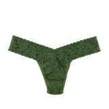 Hanky Panky Women's Low Thong in Bitter Olive Green