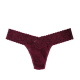 Hanky Panky Women's Low Thong in Dried Cherry Red