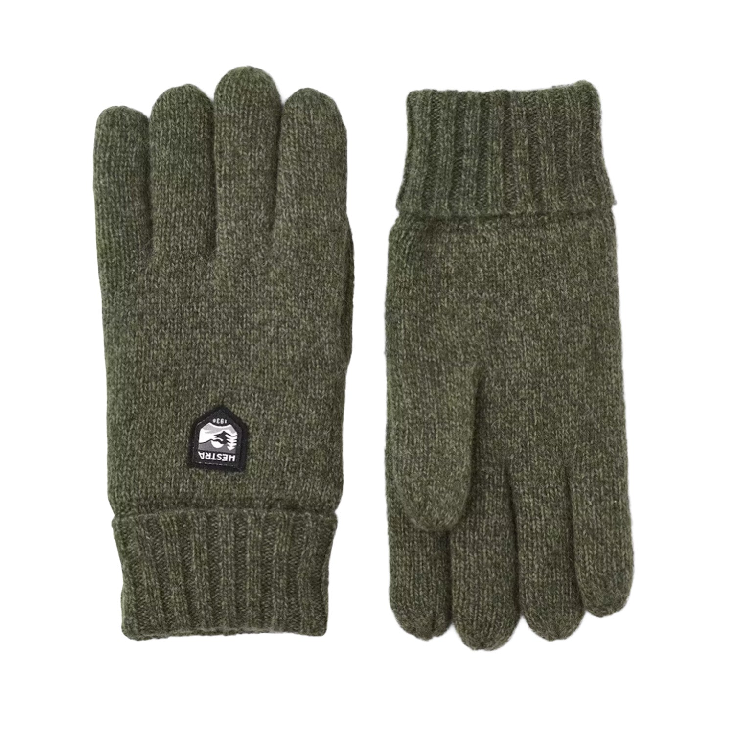 Hestra Men's Basic Wool Glove in Olive