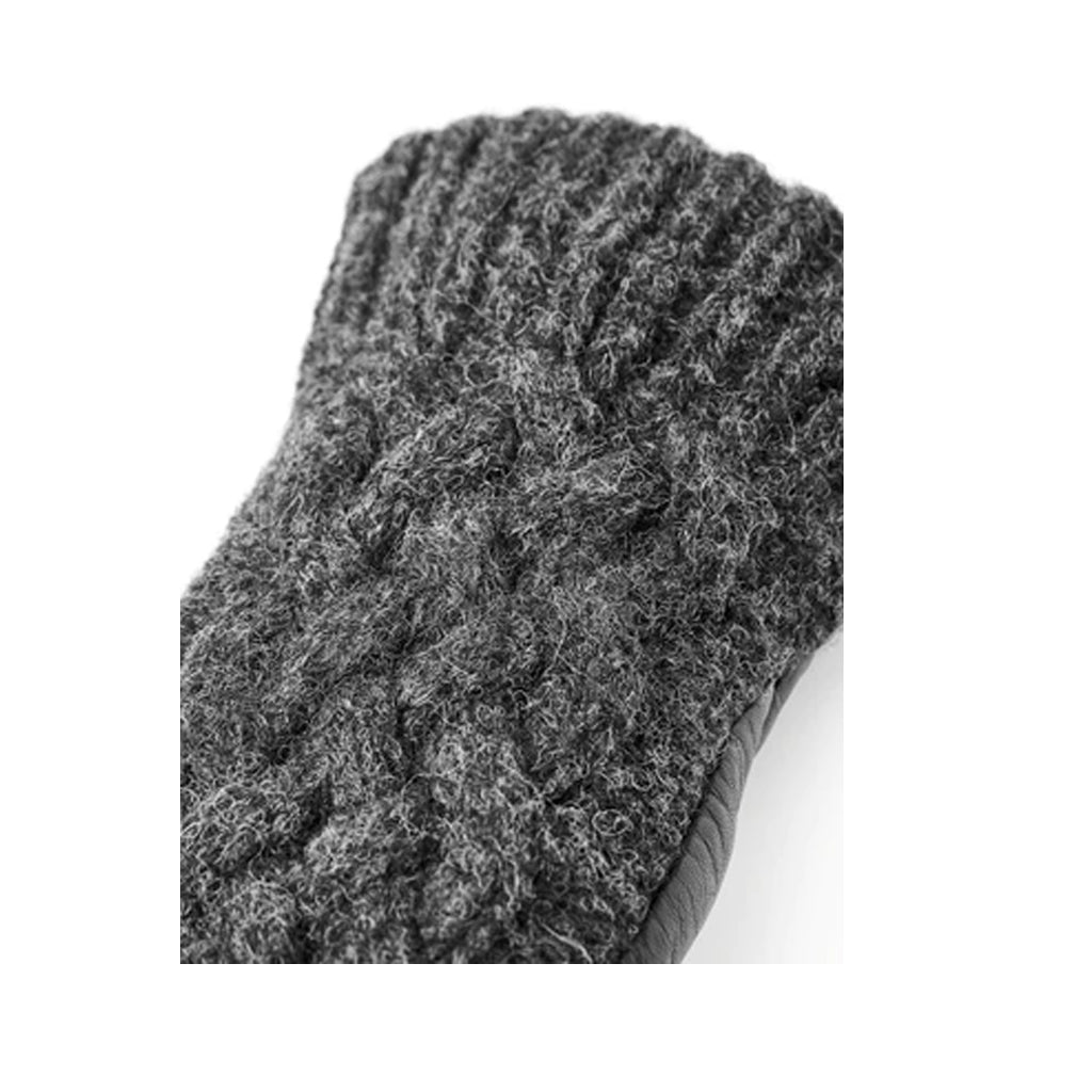 Hestra Women's Ragnhild Mitten in Charcoal/Black