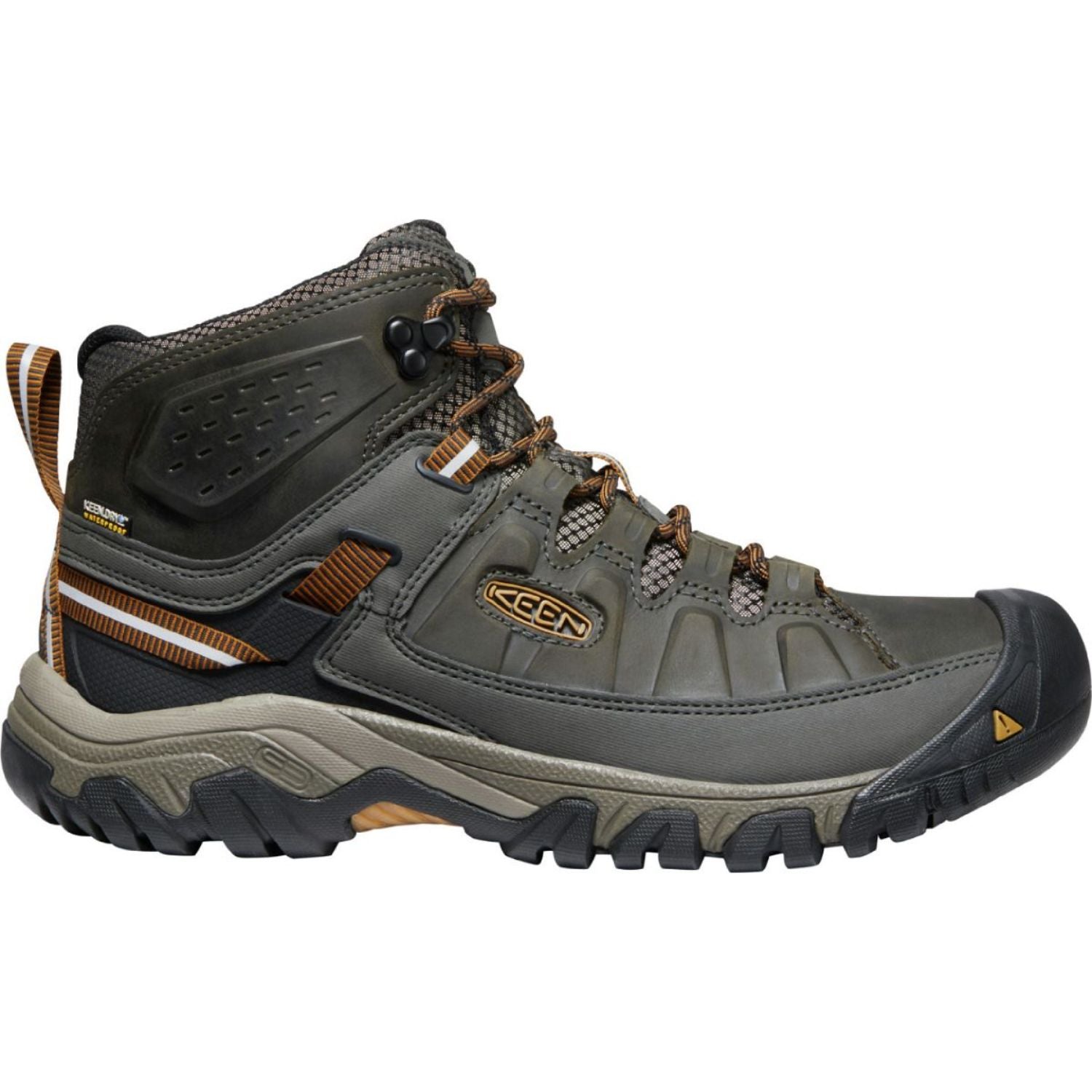 Keen Men's III Mid WP in Black Olive/Golden Brown