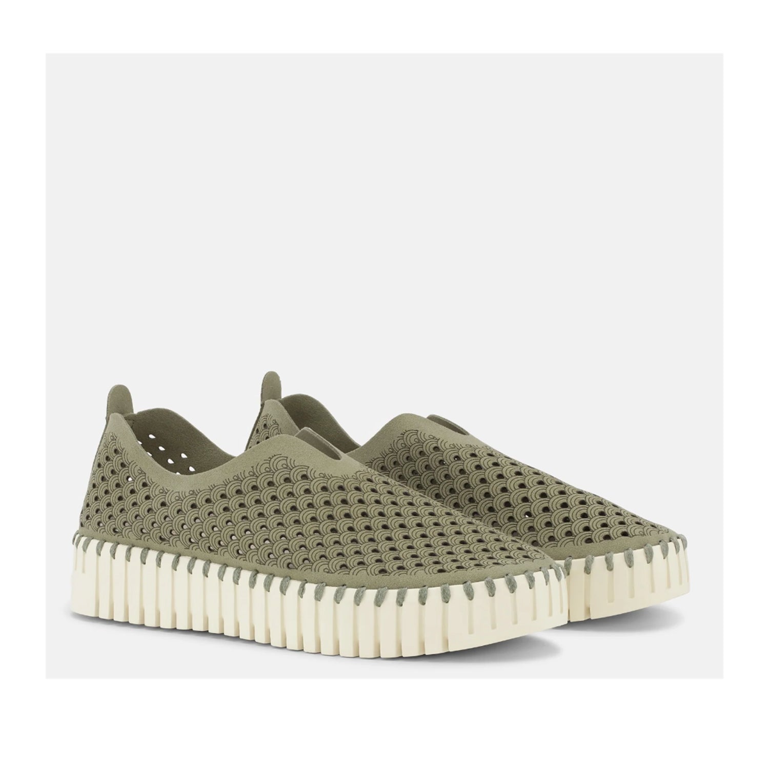 Ilse Jacobsen Women's Tulip 3373 Platform in Army