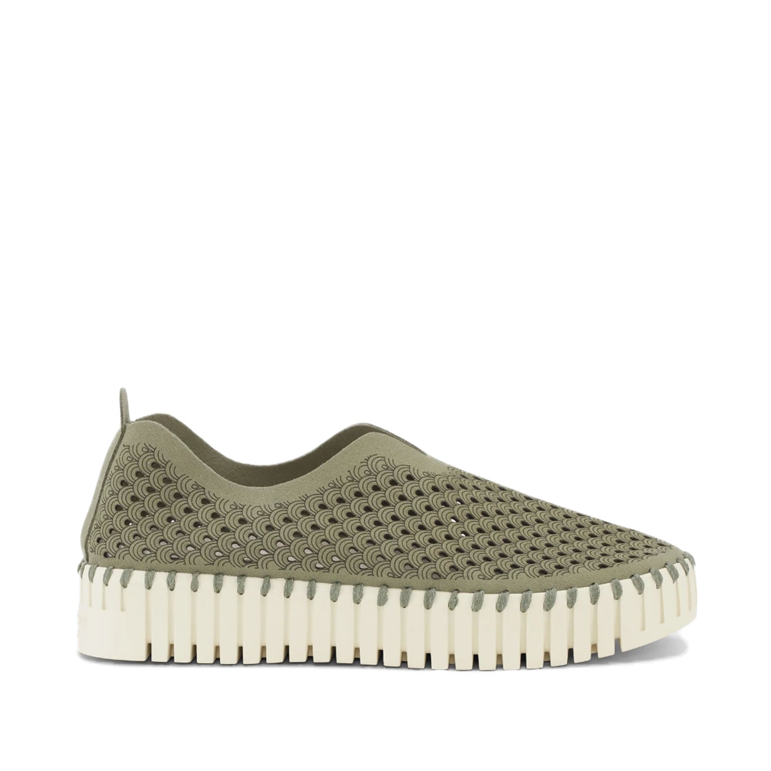 Ilse Jacobsen Women's Tulip 3373 Platform in Army