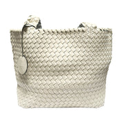 Ilse Jacobsen Tote Bag in Egg White/Silver