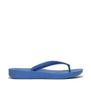 Fitflop Women's Iqushion Sparkle Ergonomic Flip Flop in French Blue