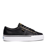 Keds Women's Jump Kick Duo Leather in Black