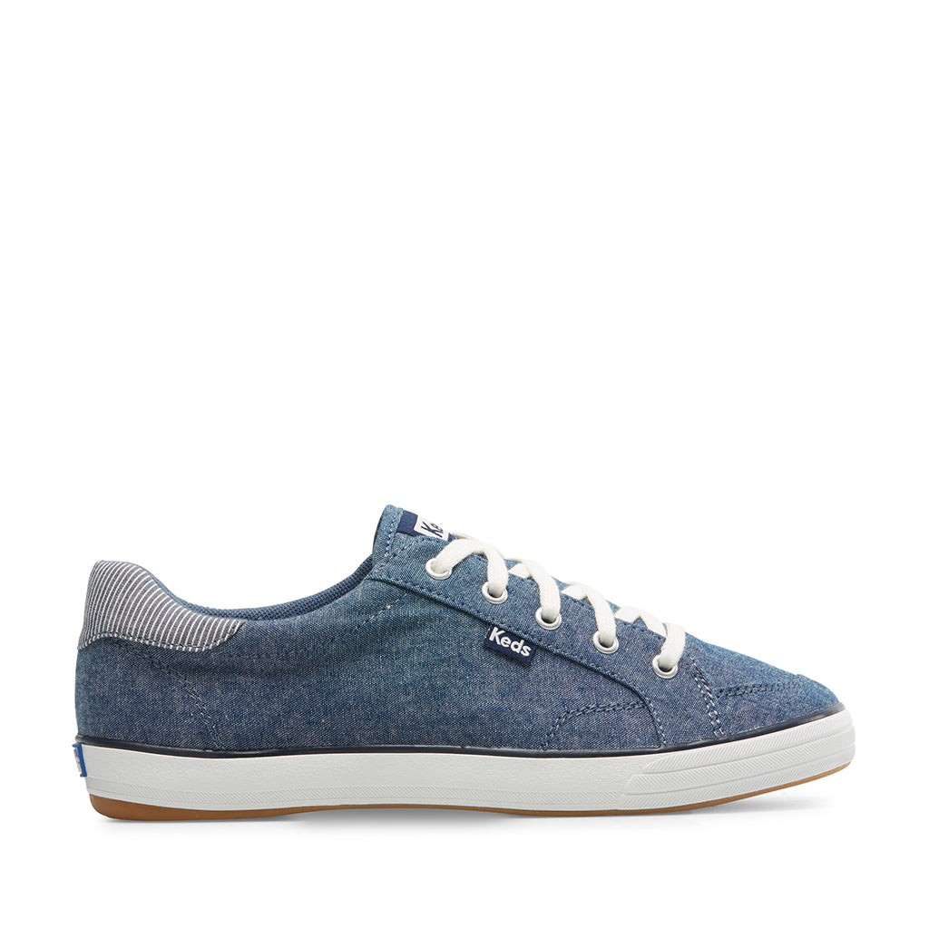 Keds Women's Center III Chambray in Navy