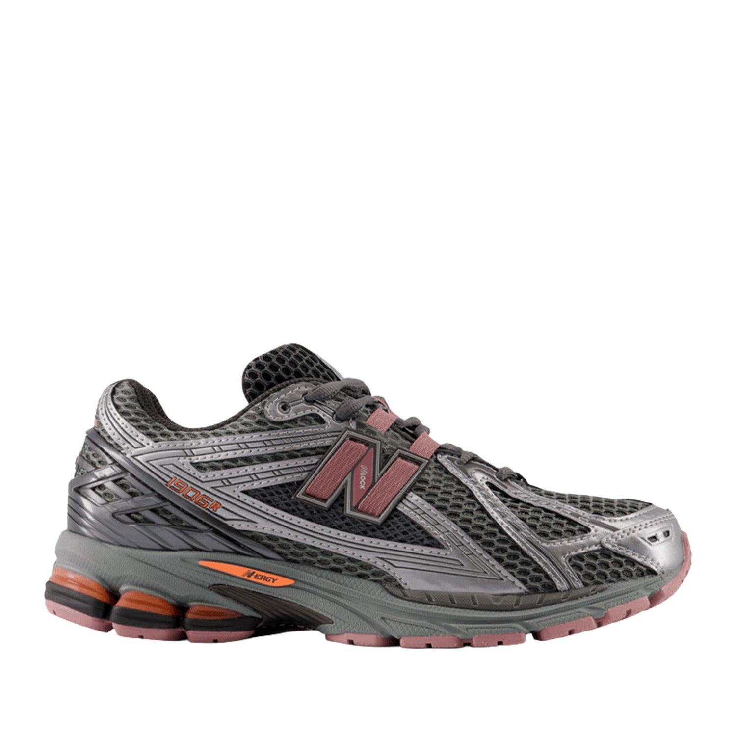 New Balance Unisex U1906RV1 in Dark Silver Metallic/Rosewood
