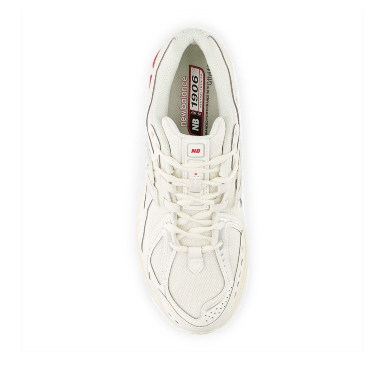 New Balance Unisex U1906RV1 in Angora/Sea Salt/Shadow Red