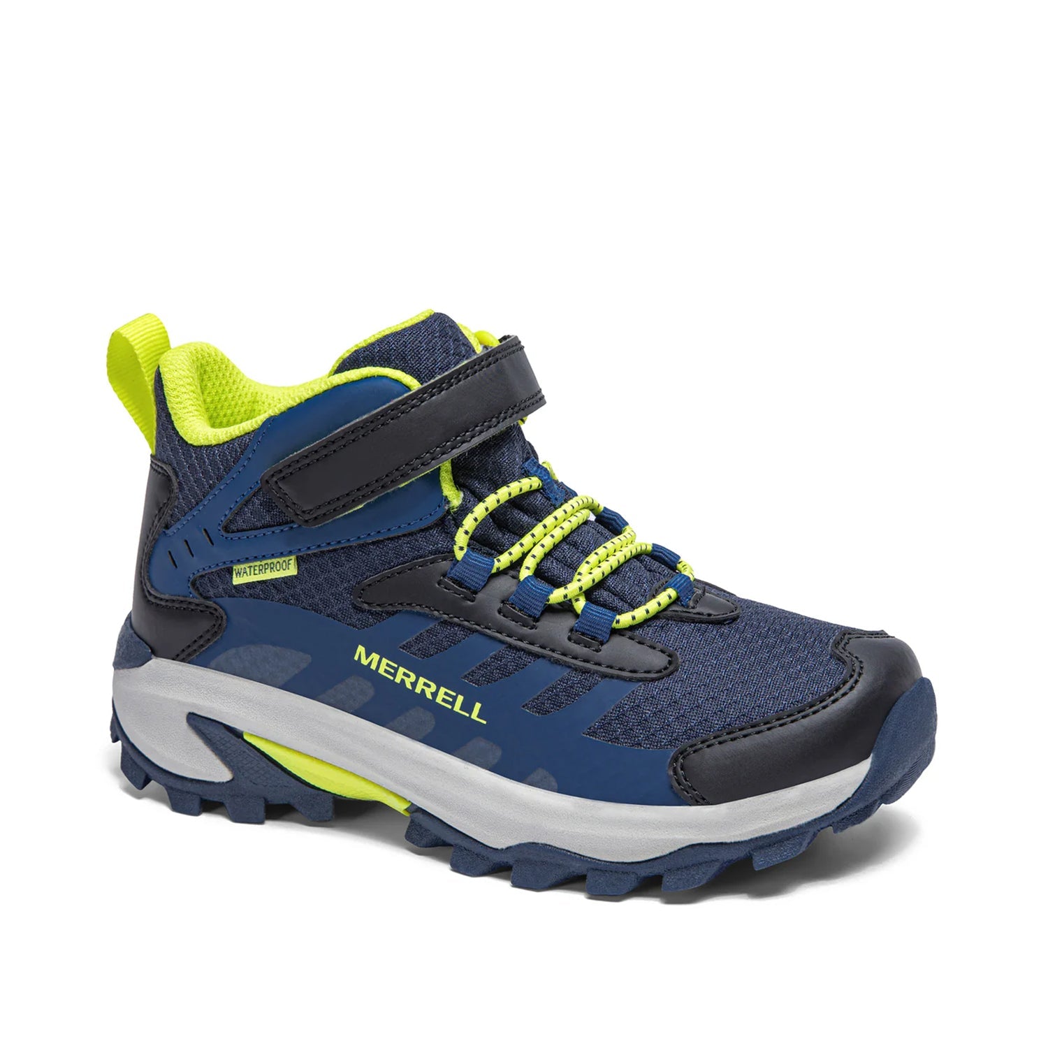 Merrell Kids' Unisex Moab Speed 2 Mid A/C Wtprf in Navy