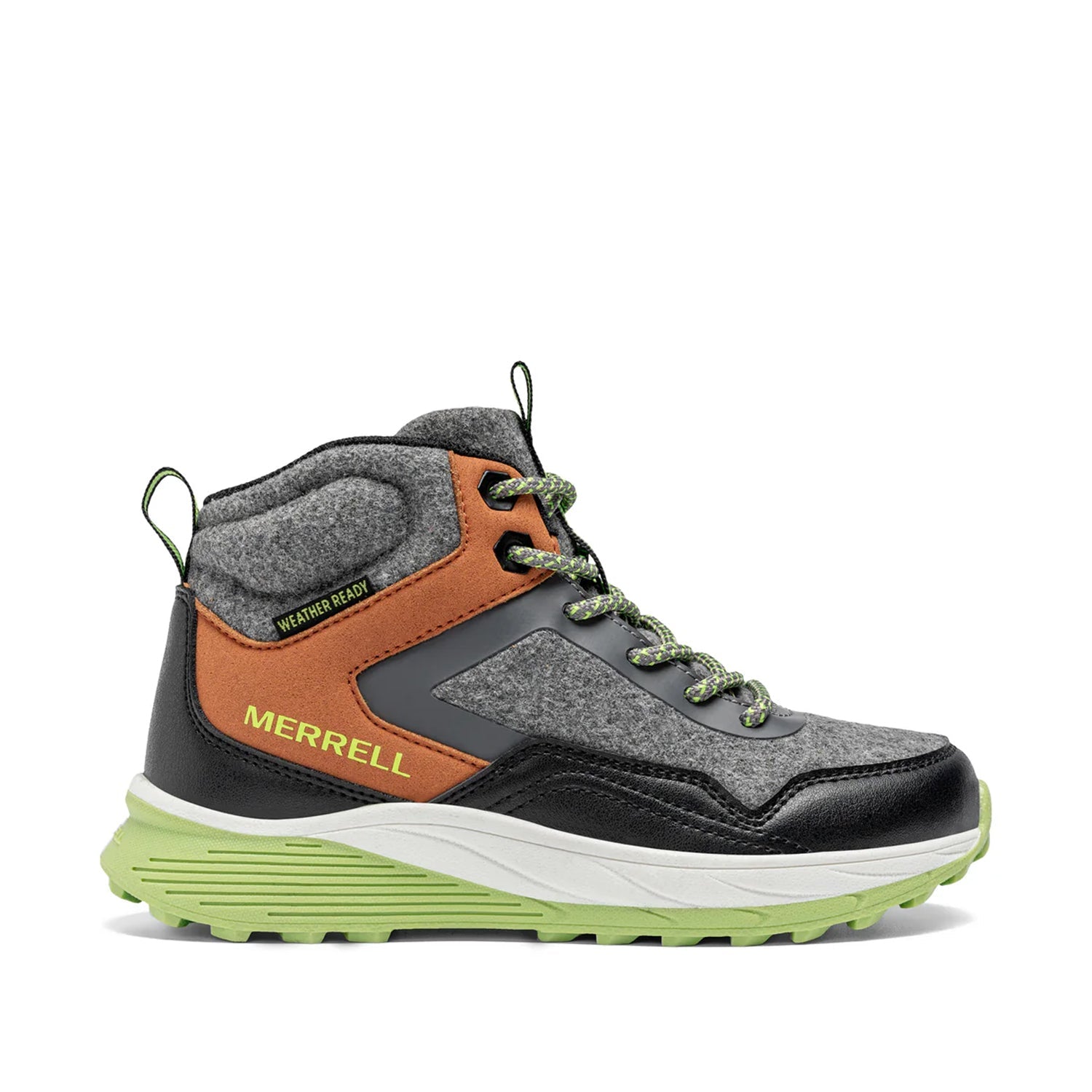 Merrell Kids' Unisex Supernova Mid in Grey/Black