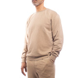Made for The People Upcycled Crewneck Sweatshirt in Sand