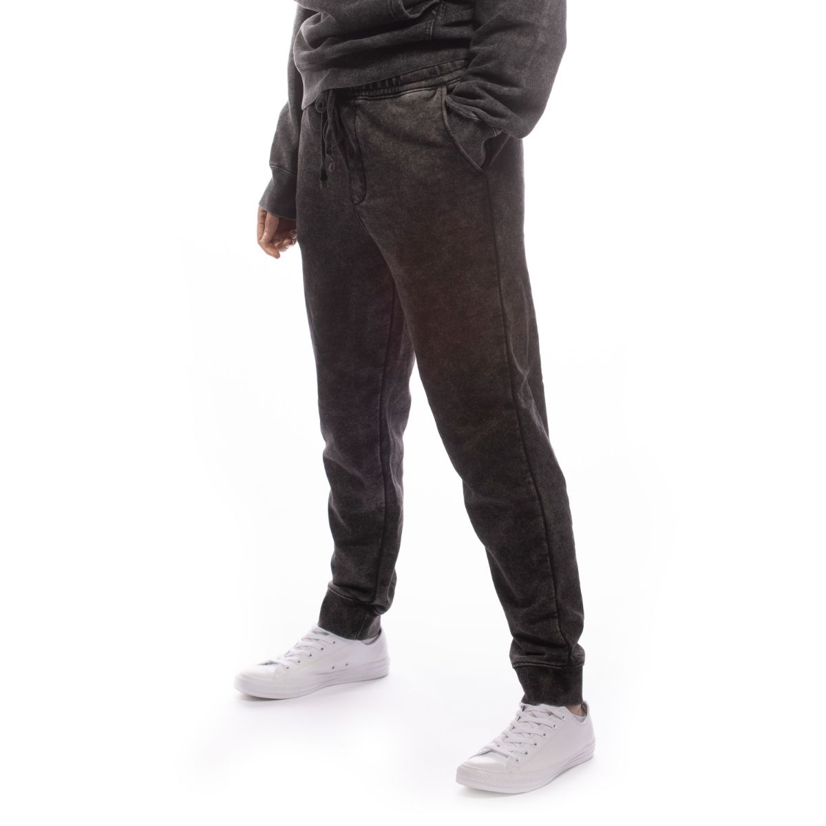 Made For The People Relaxed Upcycled Joggers in Mineral Black