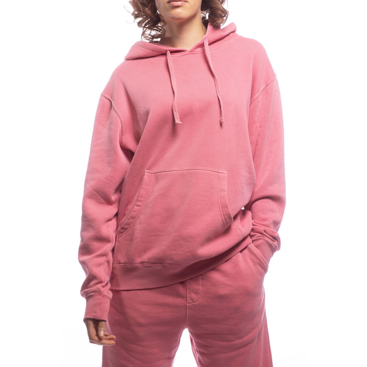 Made For the People Relaxed Upcycled Hoodie in Pink