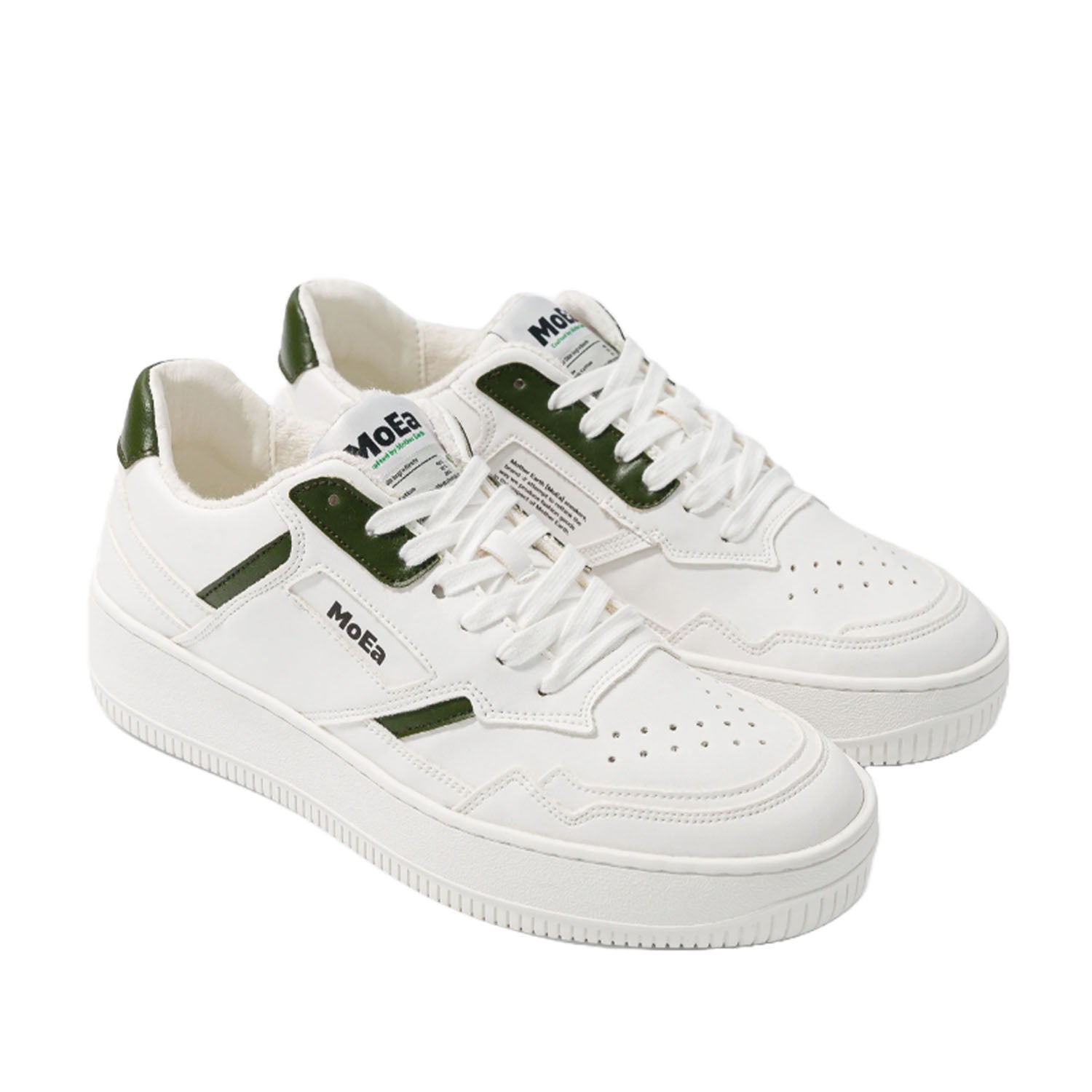 MoEa Unisex Gen 1 in Cactus White & Green