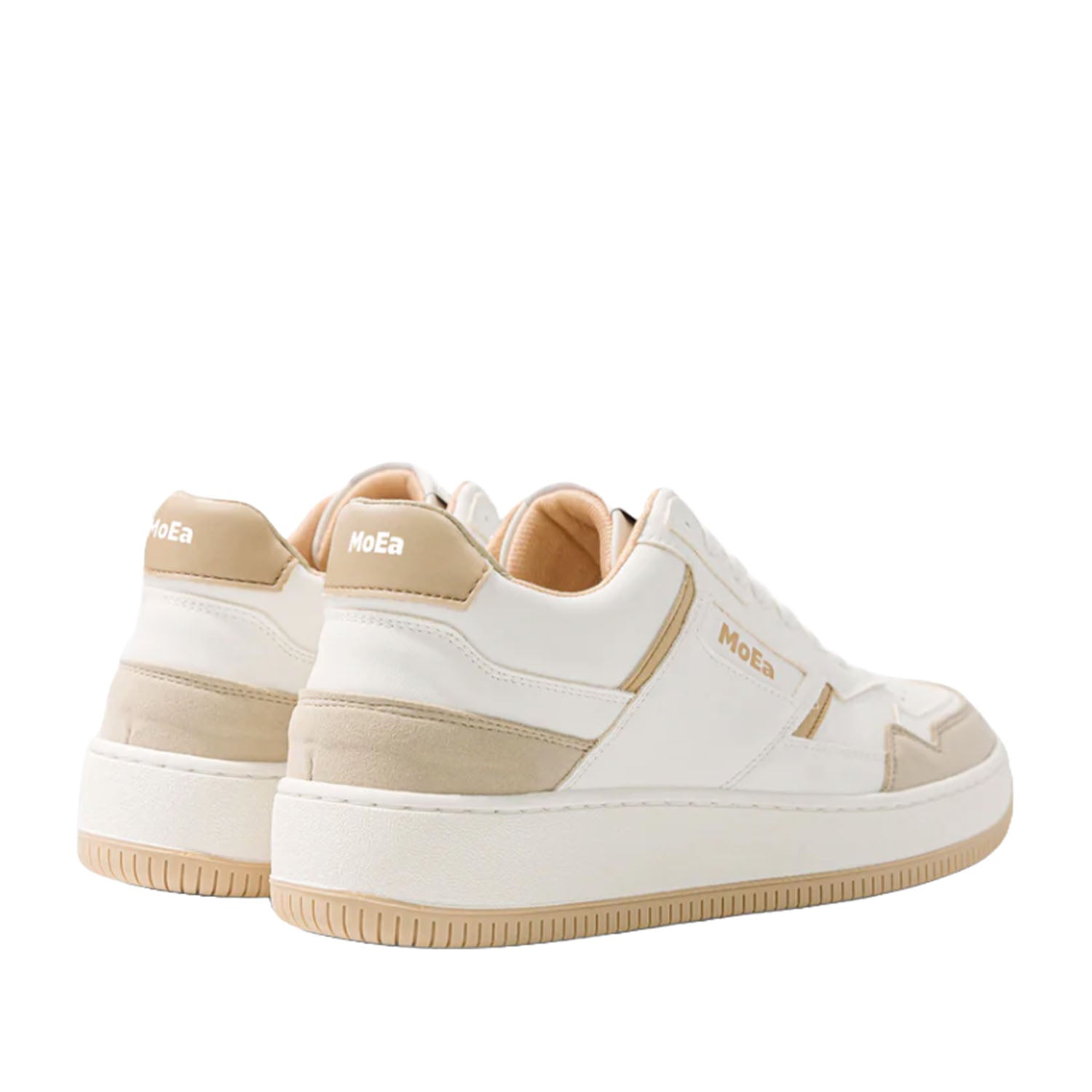 MoEa Unisex Gen 1 in Corn White & Beige Suede