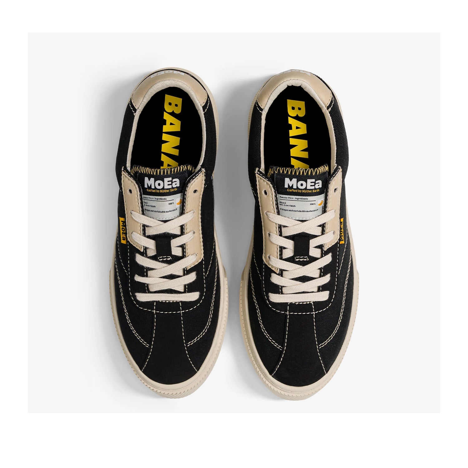 MoEa Unisex Gen 4 in Banana Black & Beige