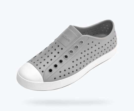 Native Shoes Unisex Jefferson in Pigeon Grey/Shell White