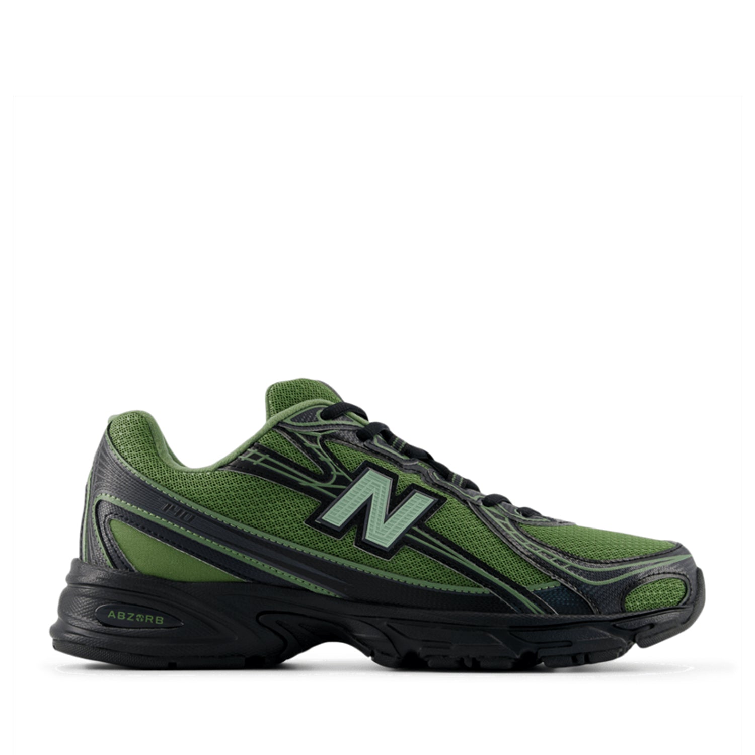 New Balance Unisex 740 in Utility Green/Black