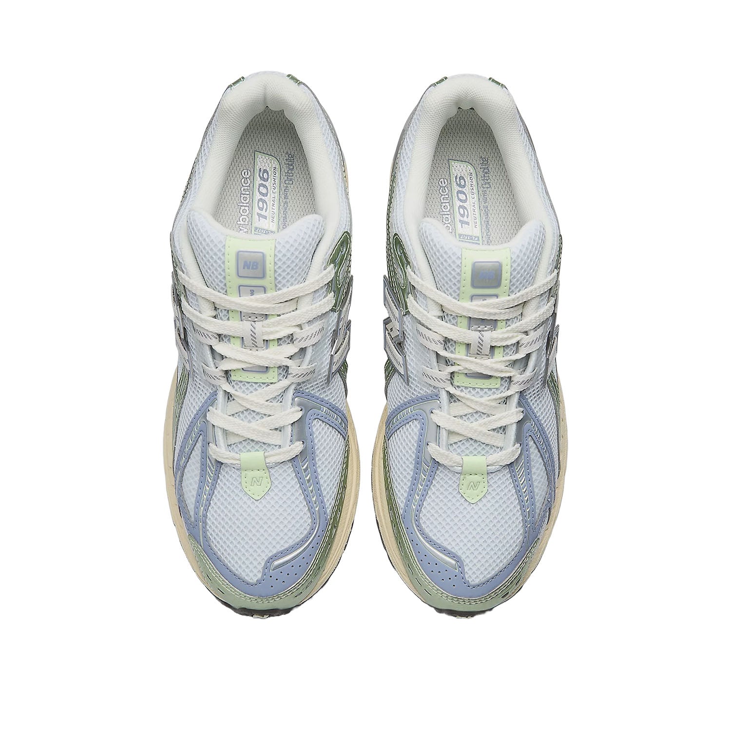 New Balance Unisex in 1906 in Ice Blue with Melon Water and Dusk Shower