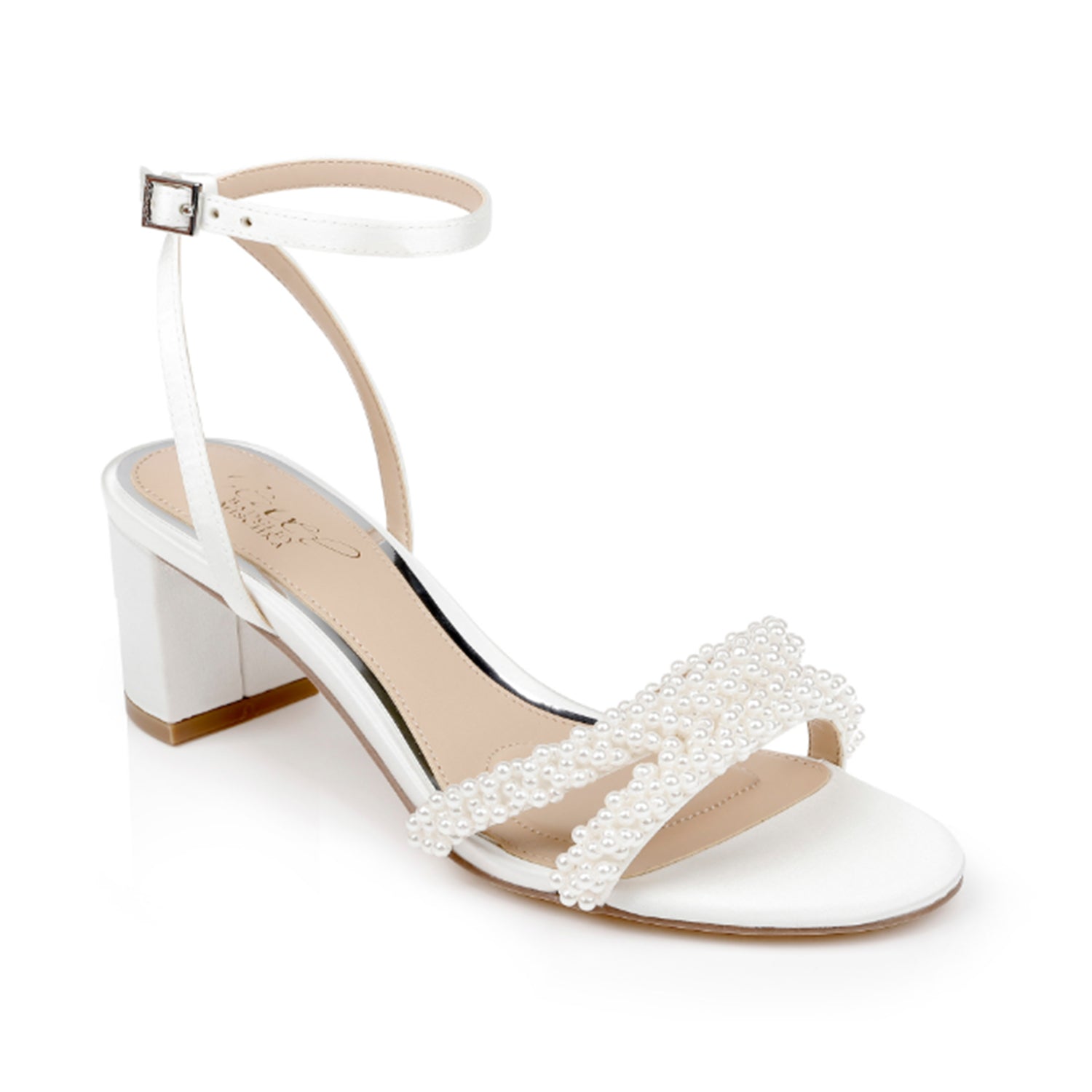 Jewel Badgley Mischka Women's Ninnette in Ivory