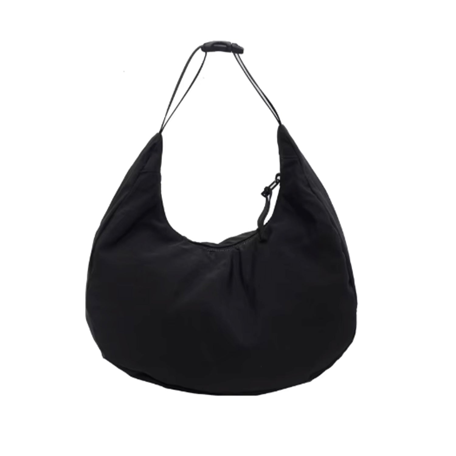 FLOOF Mini Nylon Crescent Bag in Black