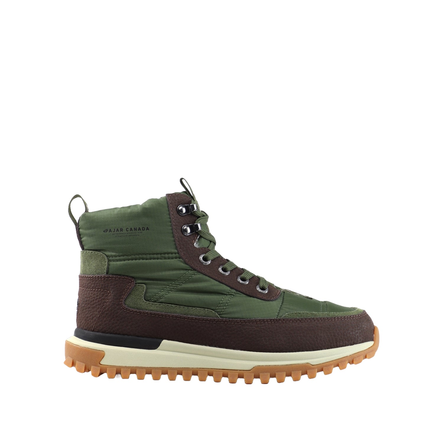 Pajar Men's Fero 2.0 in Military Green/Dark Brown