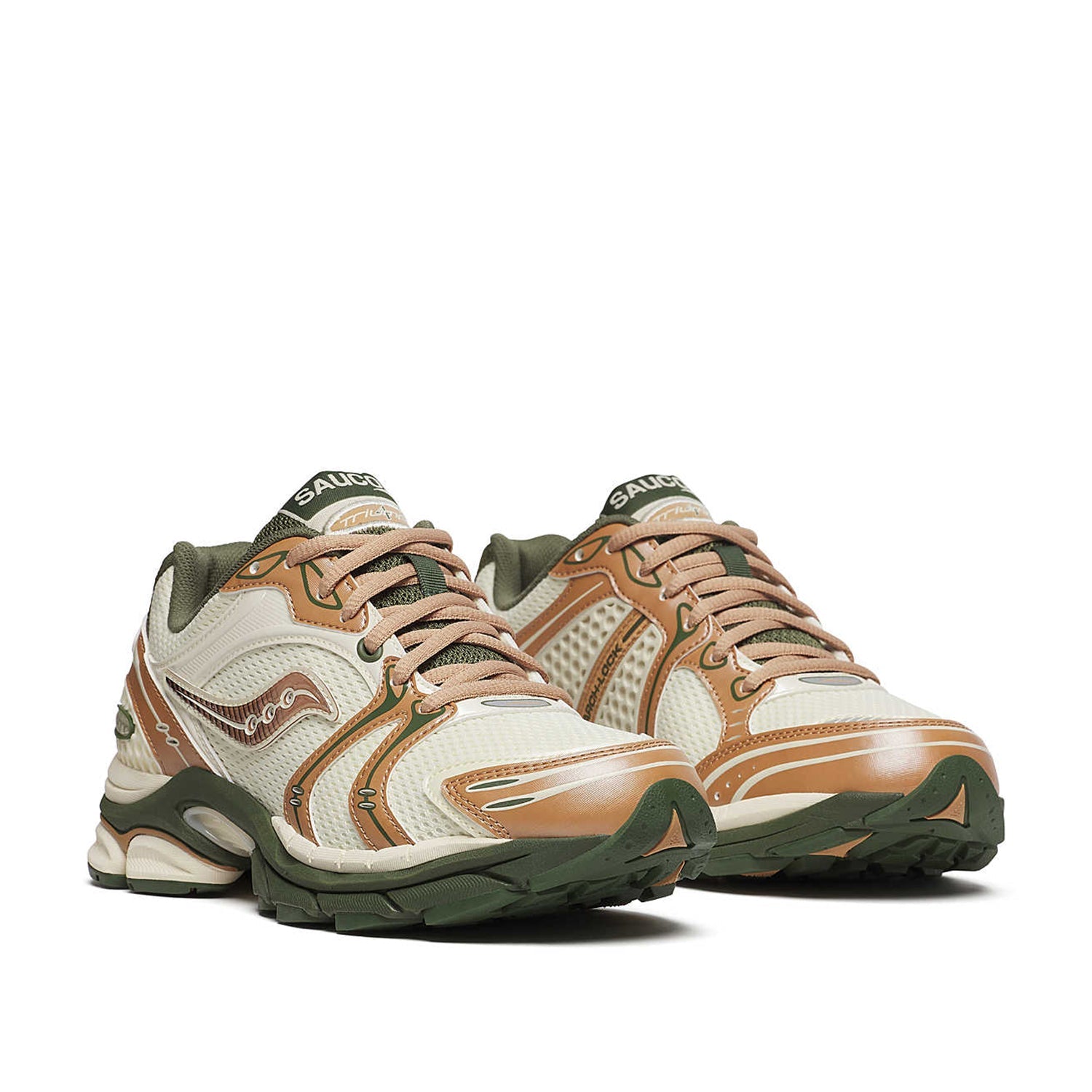 Saucony Women's Progrid Triumph 4 in Cream/Doe