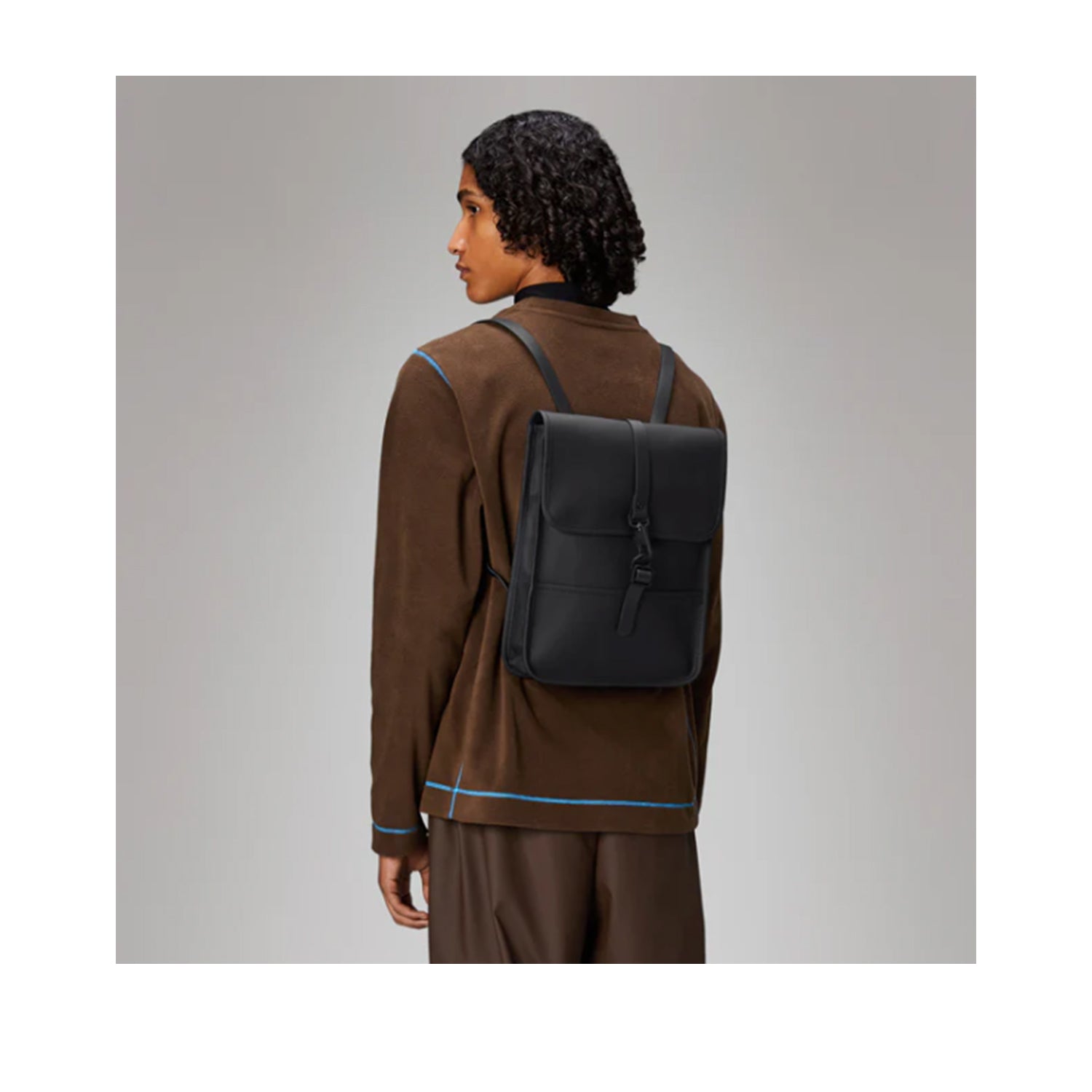 Rains Backpack Micro W3 in Black
