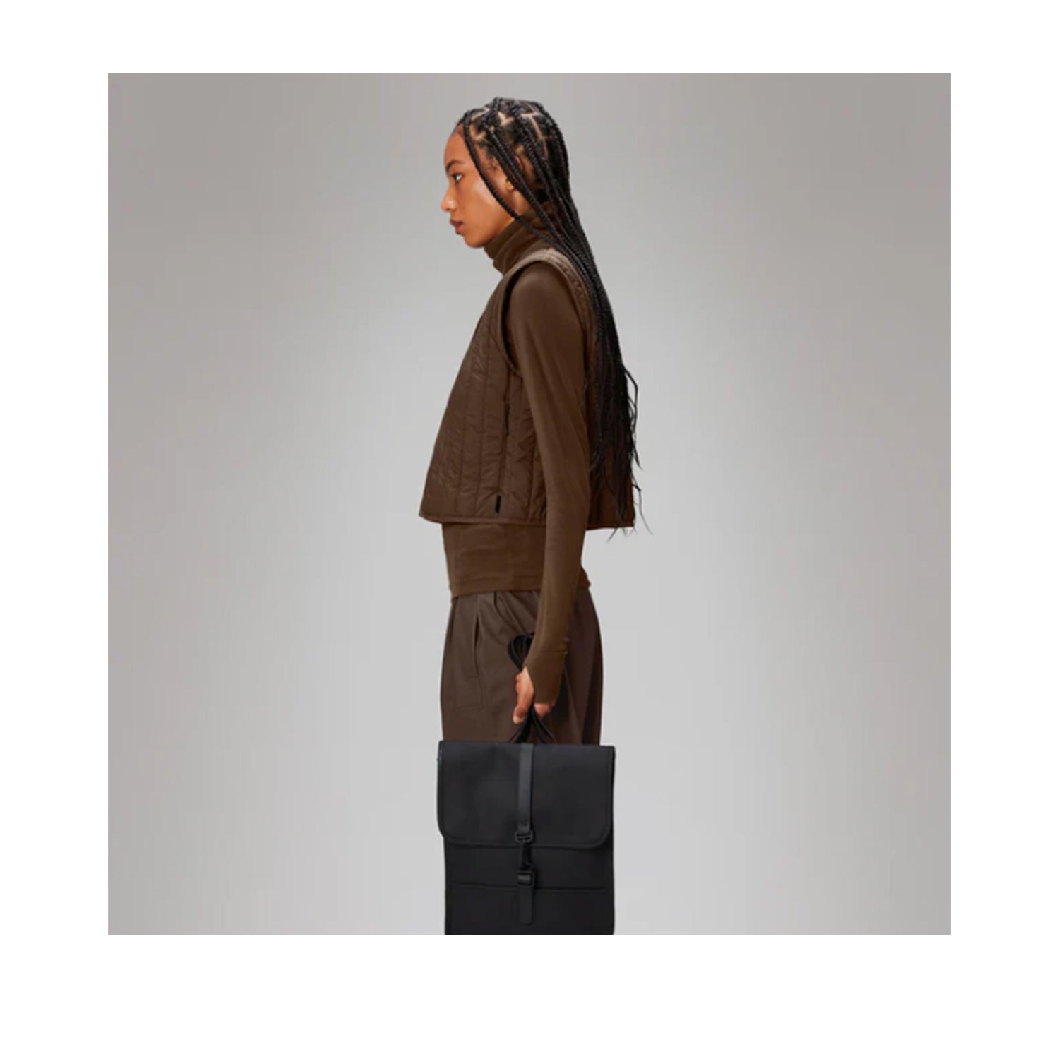 Rains Backpack Micro W3 in Black