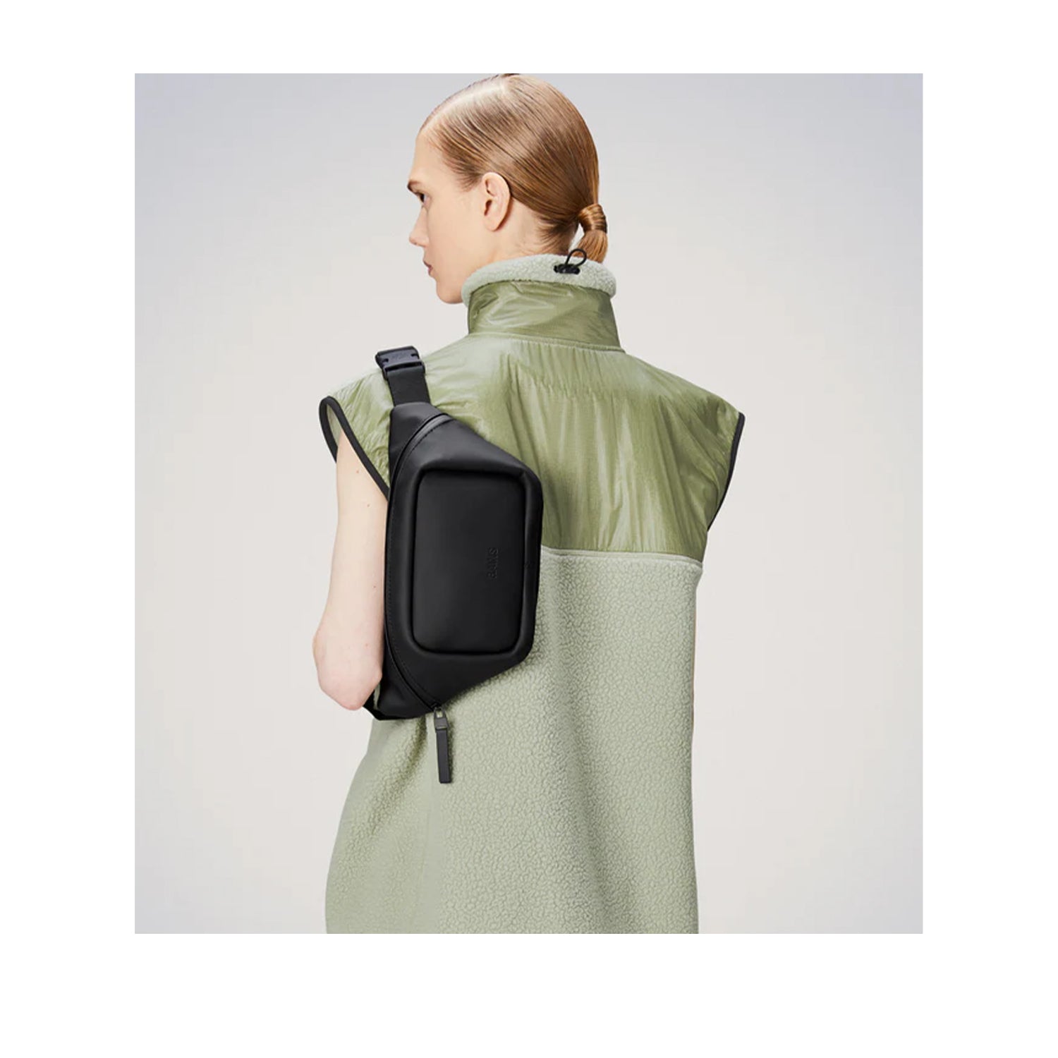 Rains Bum Bag Mini in Black