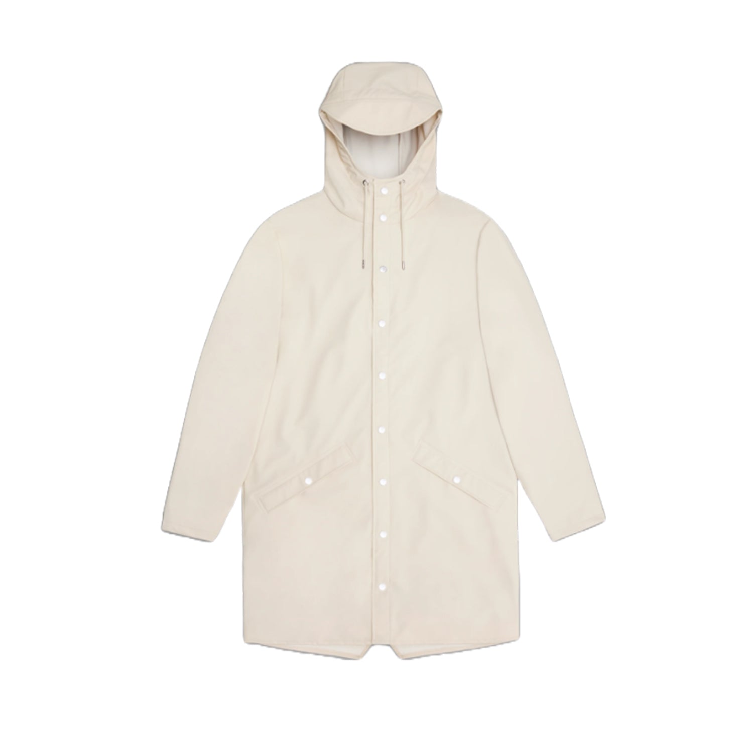 Rains Unisex Long Jacket W3 in Dune