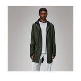 Rains Unisex Long Jacket W3 in Green