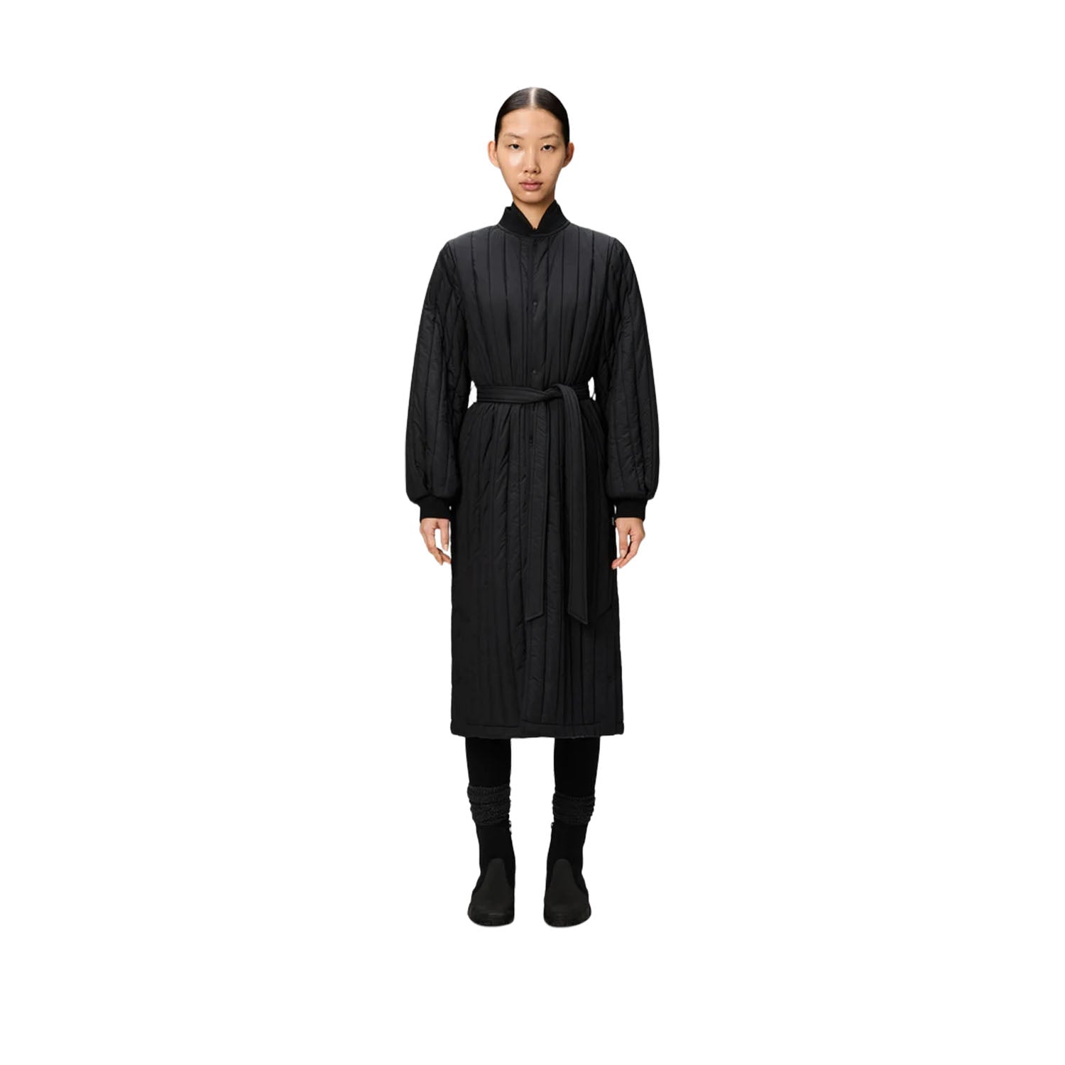 Rains Women's Banja Liner Liner W Coat in Black