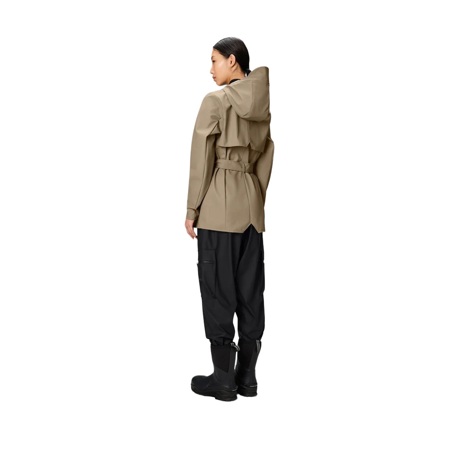 Rains Women's Curve Jacket in Beige